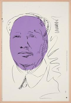 Andy Warhol · ANDY WARHOL, Färgserigrafi, 1989 (1974), utgiven av The Estate and Foundation of Andy Warhol.