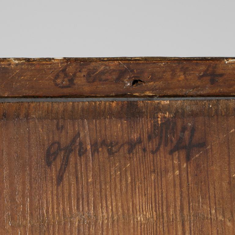 OKÄND KONSTNÄR, akvarell, signerad och daterad 1796.