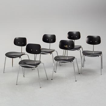 Egon Eiermann, six 'SE 68' chairs, Wilde & Spieth.