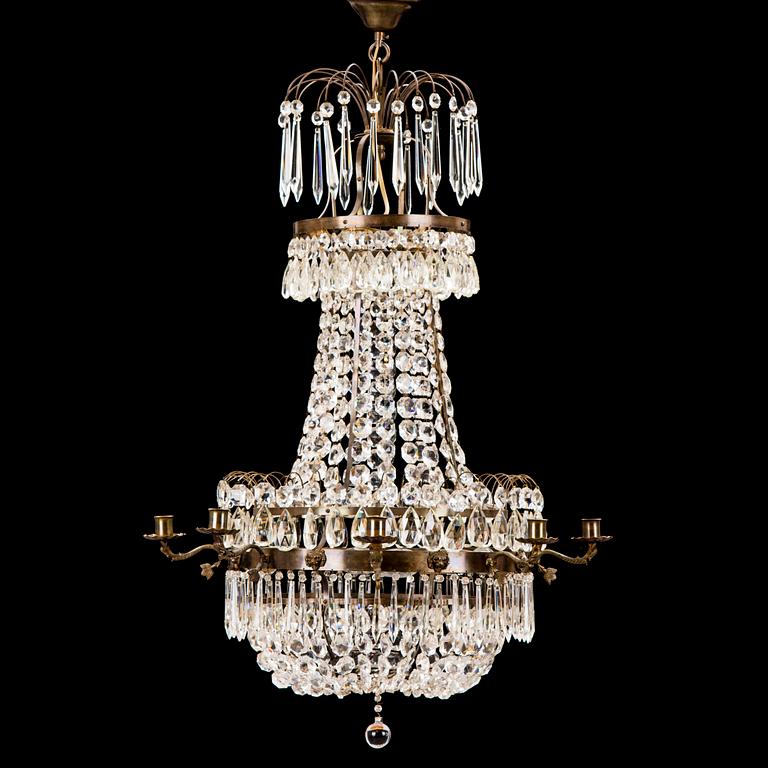 A 20th century chandelier.