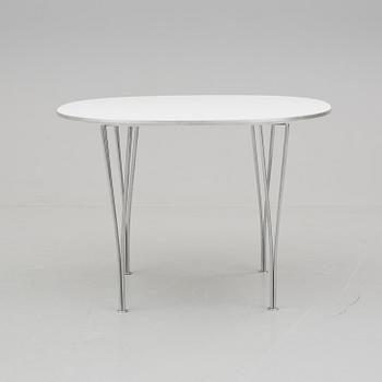 BRUNO MATHSSON / PIET HEIN för Fritz Hansen, "Supercirkulär", bord, Danmark, 1984.