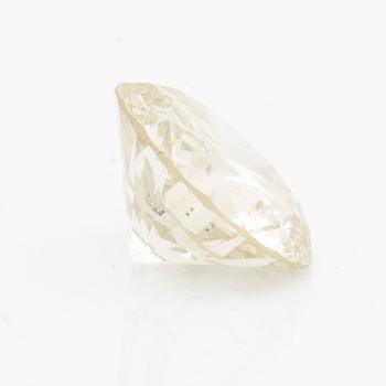 BRILJANT, lös sten, ca 2,5 ct, ca ca M-N, P1.
