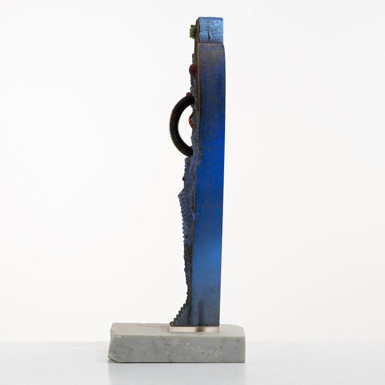 Bertil Vallien, a unique sand-cast glass sculpture, Kosta Boda.