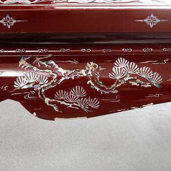 An East Asian table, made in the 1990s.