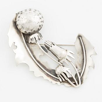 Michelsen, brooch, silver, Stockholm 1948.