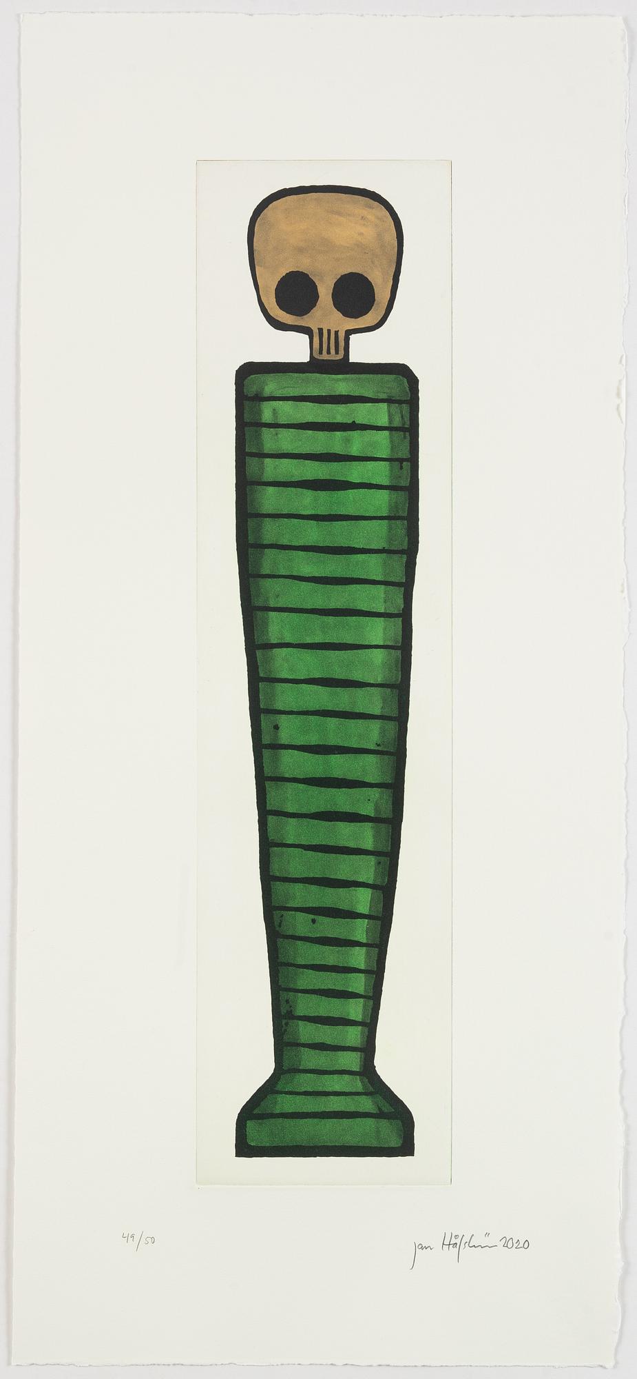 Jan Håfström, "The Mummy" (green).