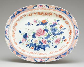 STEKFAT, kompaniporslin. Qing dynastin, Qianlong (1736-95).