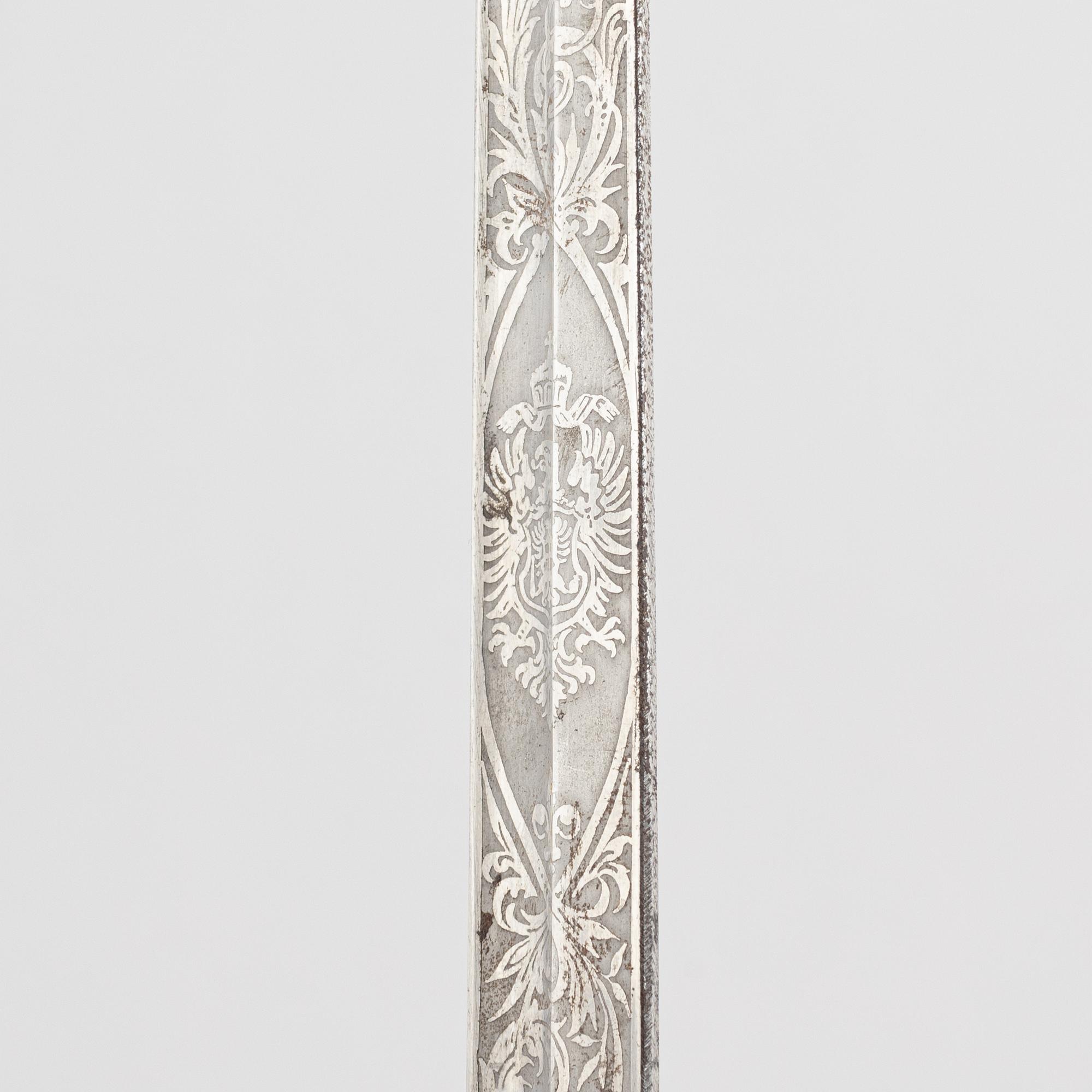 Sword, Serbian, for an officer, from around the year 1900,.