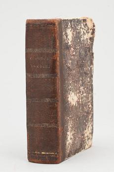 KOKBOK, "Hjelpreda i hushållningen för unga fruntimer" av C. Warg, fjortonde upplagan , Örebro 1822.