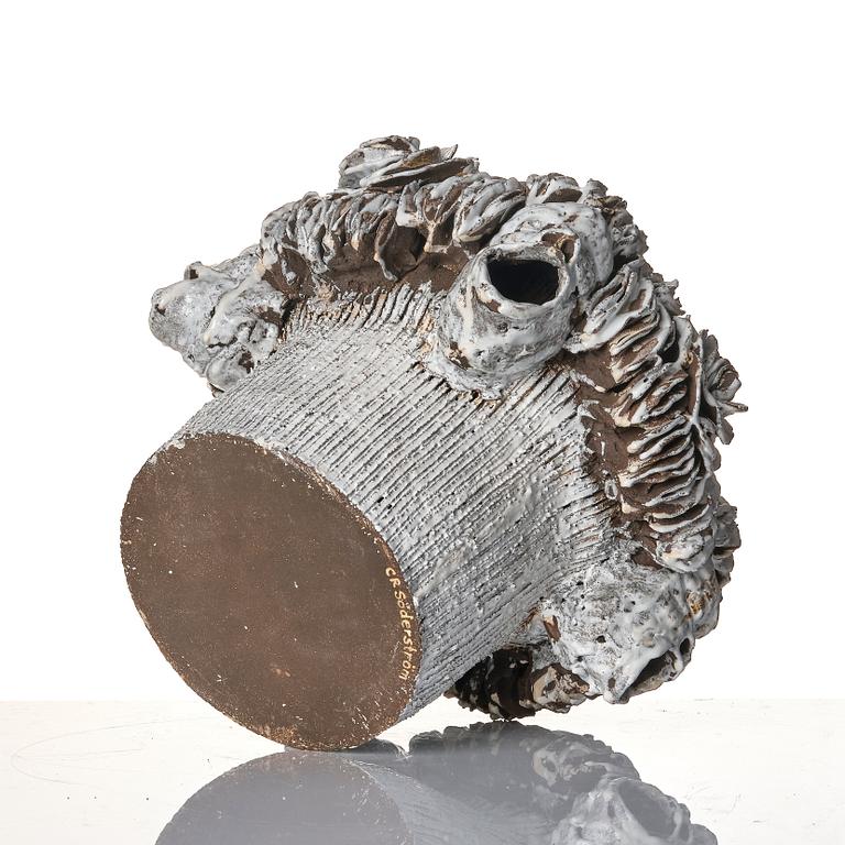 Carl Richard Söderström, skulptur/urna, egen ateljé, Stockholm ca 2010.