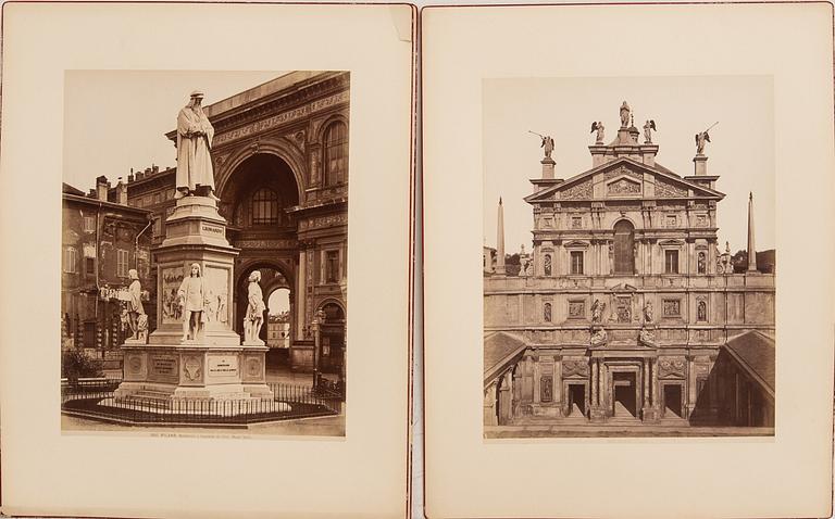 Fotografer 14 st sent 1800-tal Italien.