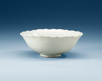 A pale celadon glazed bowl, Yuan dynasty (1271-1368).