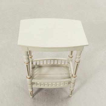 Chairs, a pair, and a table, new Rococo/new Renaissance around 1900.