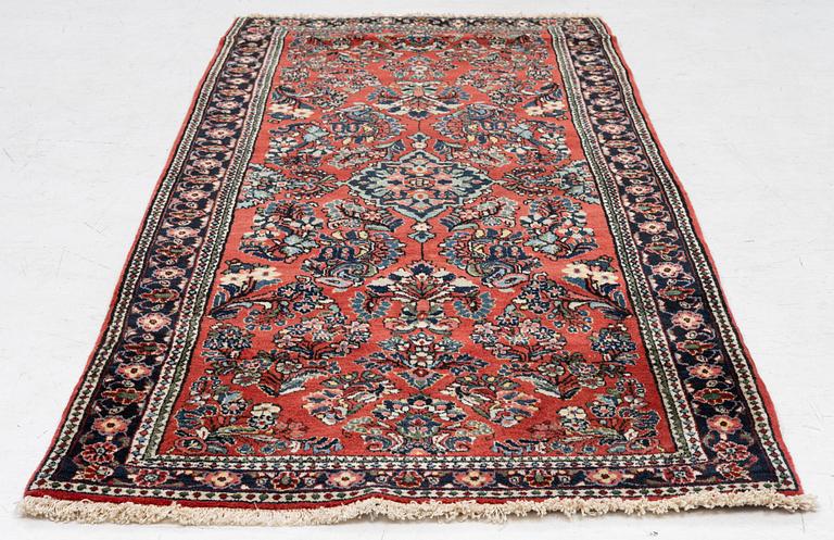 An Old Sarou runner, c. 193 x 84 cm.