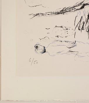 MARC CHAGALL, färglitografi, 1964, signerad med blyerts och numrerad 6/50.