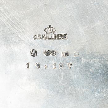 Vas/pokal, silver, C.G.Hallberg, Stockholm, 1918.