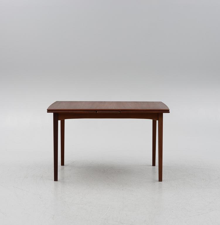 Dining table, teak, 1960s.