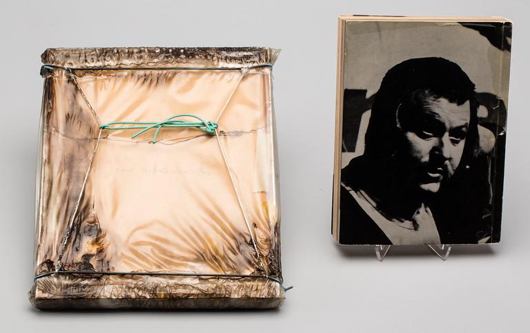 WOLF VOSTELL, ASSEMBLAGE, signerad med dedikation till Yoshio Nakajima. sam BOK.