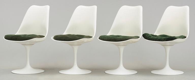 EERO SAARINEN, stolar, 4 st, "Tulip", Knoll International, USA.