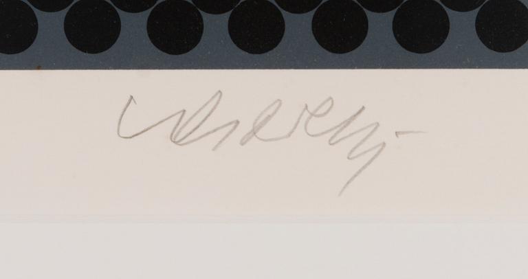 VICTOR VASARELY, värilitografia, signeerattu ja numeroitu 184/250.