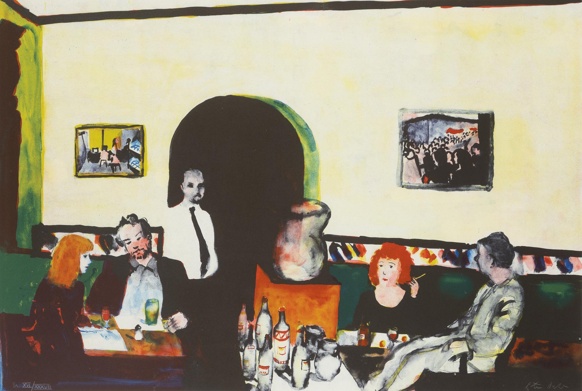 Peter Dahl, lithograph in colours, signed and numbered EA XVI/XXXVII.