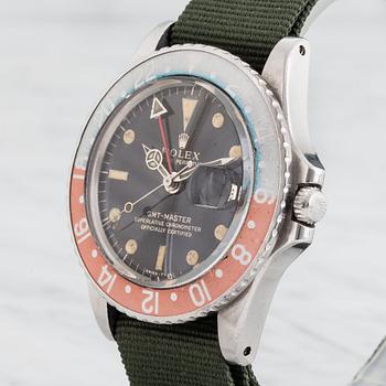 ROLEX, Oyster Perpetual, GMT-Master (SWISS-T), Chronometer, "Gilt dial", armbandsur 40 mm,