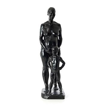 Gudmar Olovson, sculpture. Signed. Numbered. Foundry mark. Bronze, height 71 cm, length 36 cm.