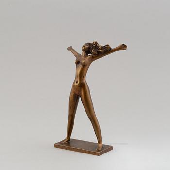 STIG BLOMBERG, a bronze sculpture, signed.