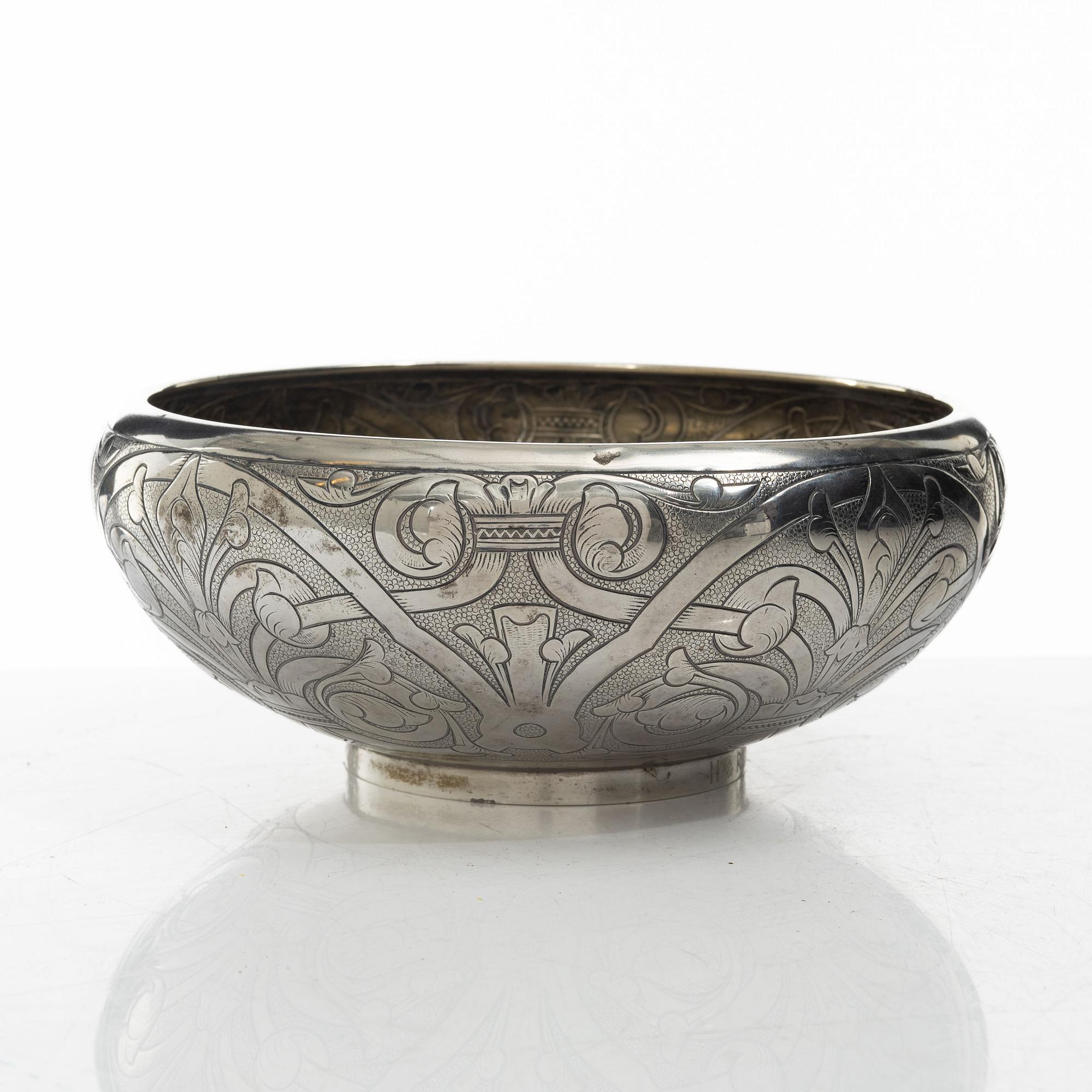 Skål, silver, J. Tostrup, Norge 1902.