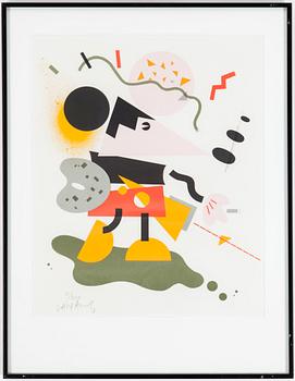 Lasse Åberg · LASSE ÅBERG, litografi, signerad och numrerad 81/200.