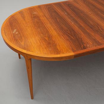 Bertil Fridhagen, "Diamant" a walnut dining table.