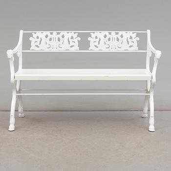 PARKBÄNK, efter design av Karl Friedrich Schinkel, 1900-tal.
