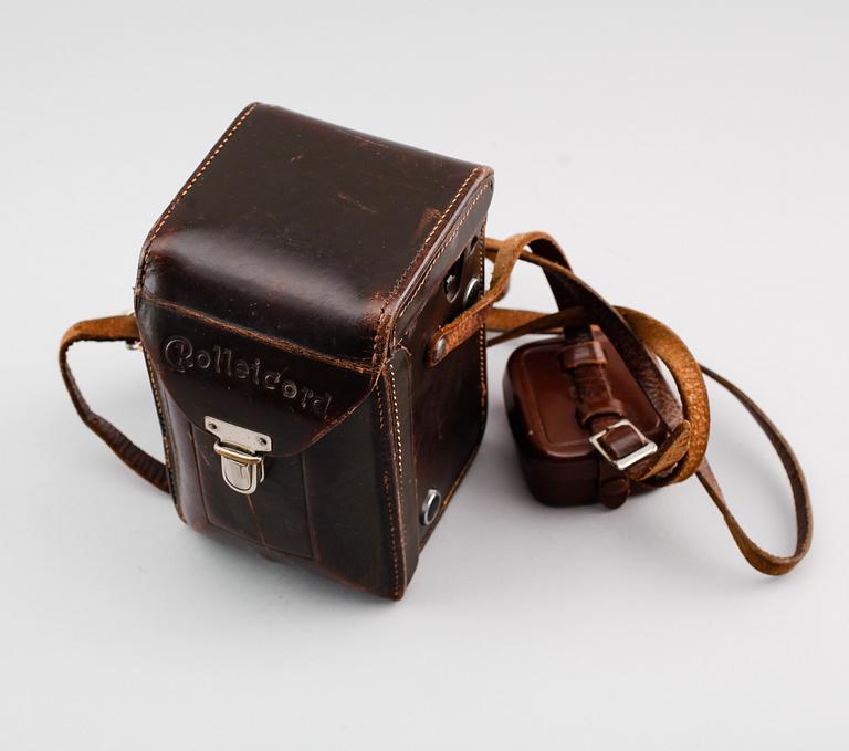 KAMERA, Rolleicord Compur, Franke & Heidecke, Braunschweig, 1900-talets första hälft.