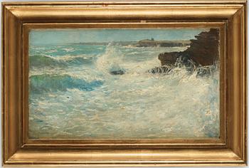 Gottfrid Kallstenius, Coastal scene from Pouldu, Brittany.