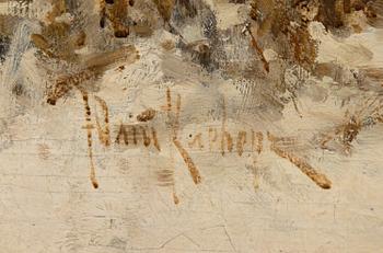 JULIUS VON KLEVER, "A Winter landscape".