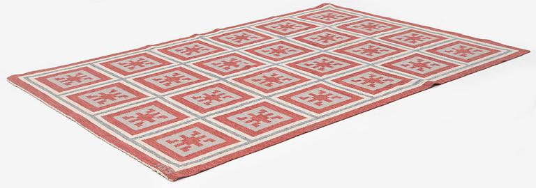 Anna-Greta Sjöqvist, a carpet, flat weave, c. 240 x 130 cm, signed AGS.