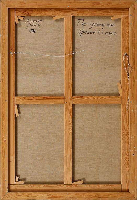 JONNY FORSSTRÖM, olja på duk, signerad och daterad 1986.