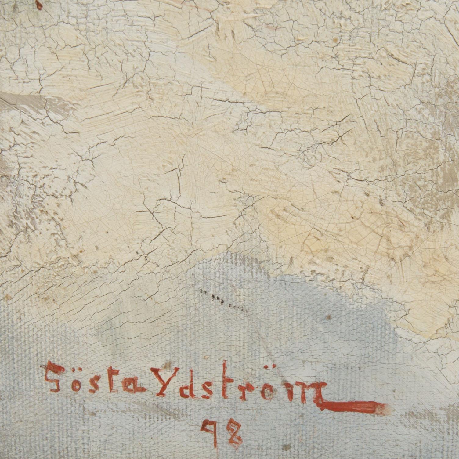 GÖSTA YDSTRÖM, olja på duk, signerad och daterad 98.