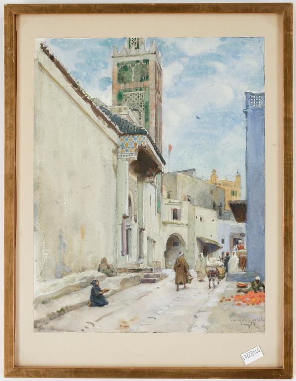 GEORG VON ROSEN, akvarell, signerad, daterad 1901?.