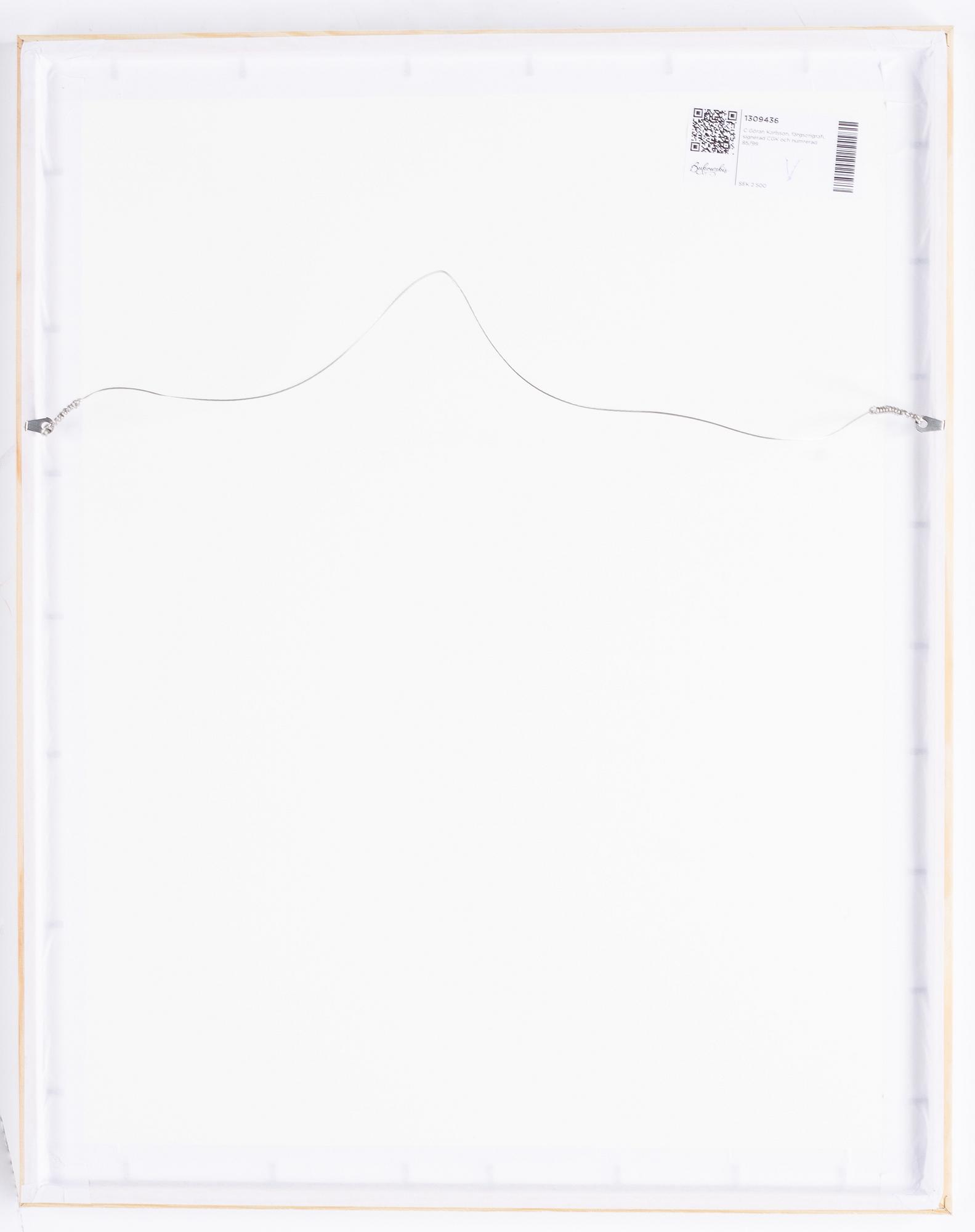 C Göran Karlsson, silkscreen in colors, signed CGK and numbered 85/99.