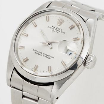 ROLEX, Oyster Perpetual, Date, Chronometer, wristwatch, 34,5 mm.