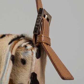 FENDI, a pony hair handbag.