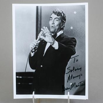 DEAN MARTIN, signerat foto.