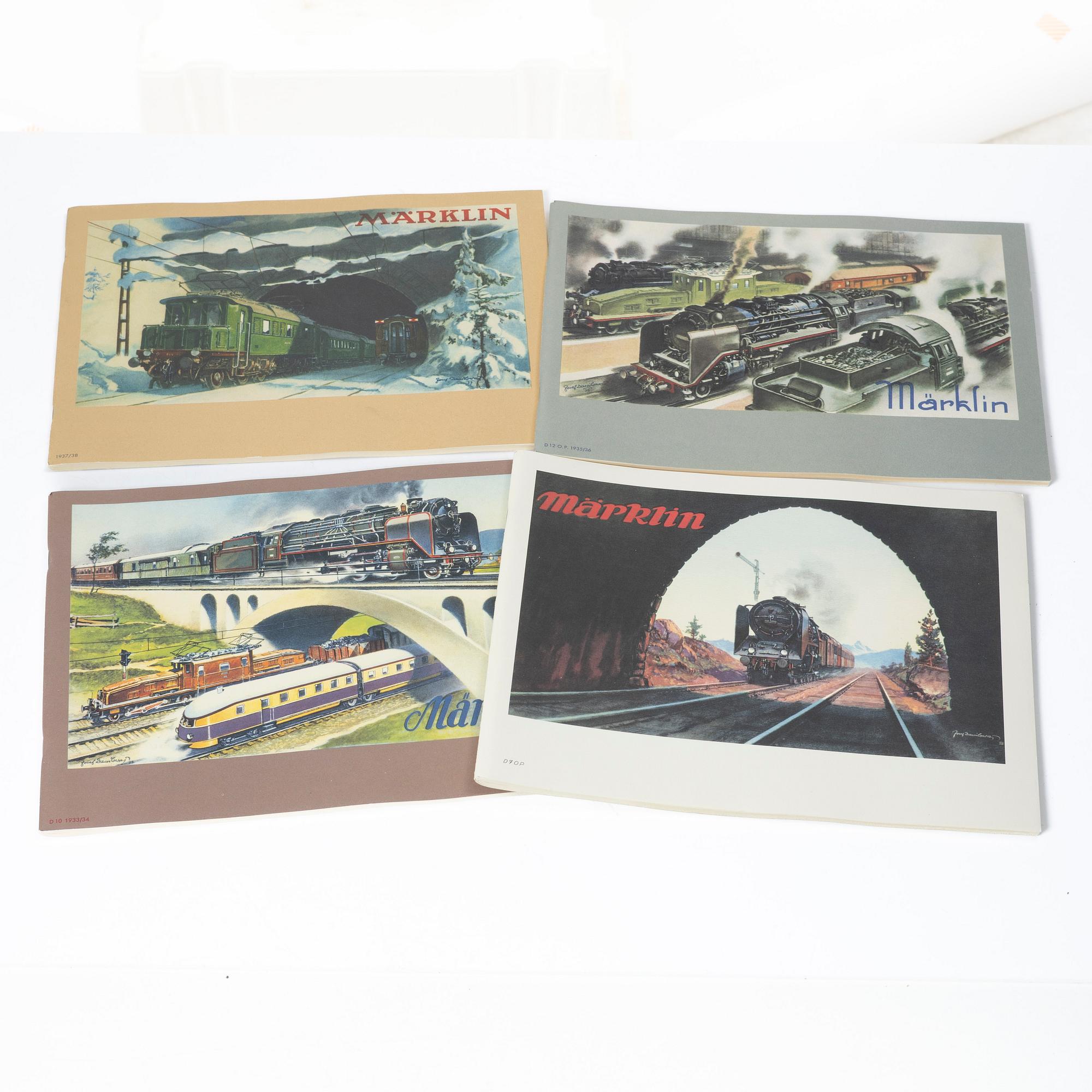 Märklin, Böcker och kataloger, 26 volymer.