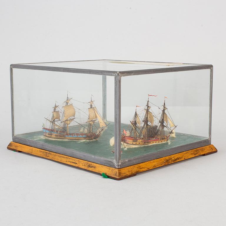 Ship models, first half of the 20th Century.