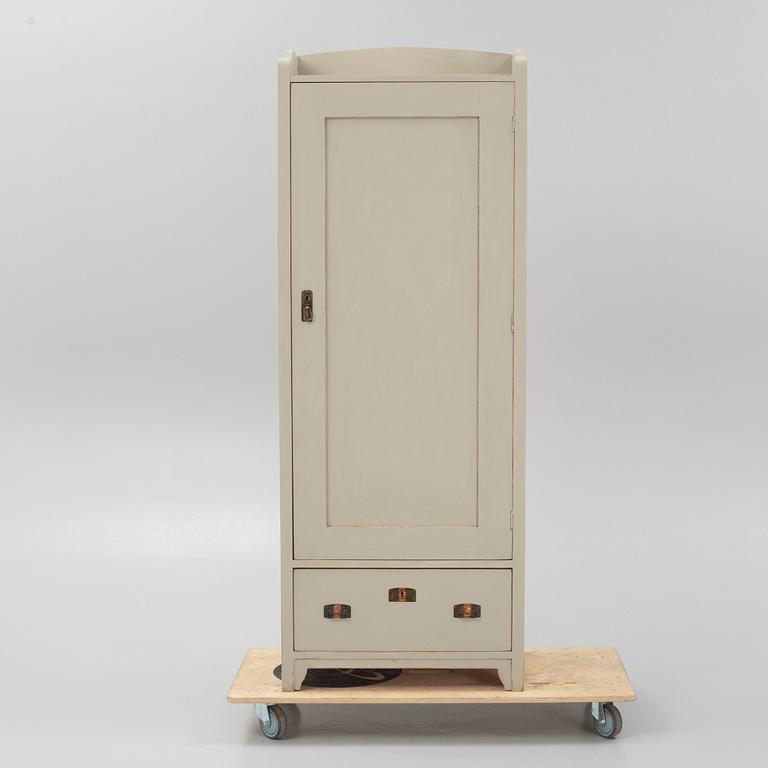 A painted cabinet, around the year 1900.