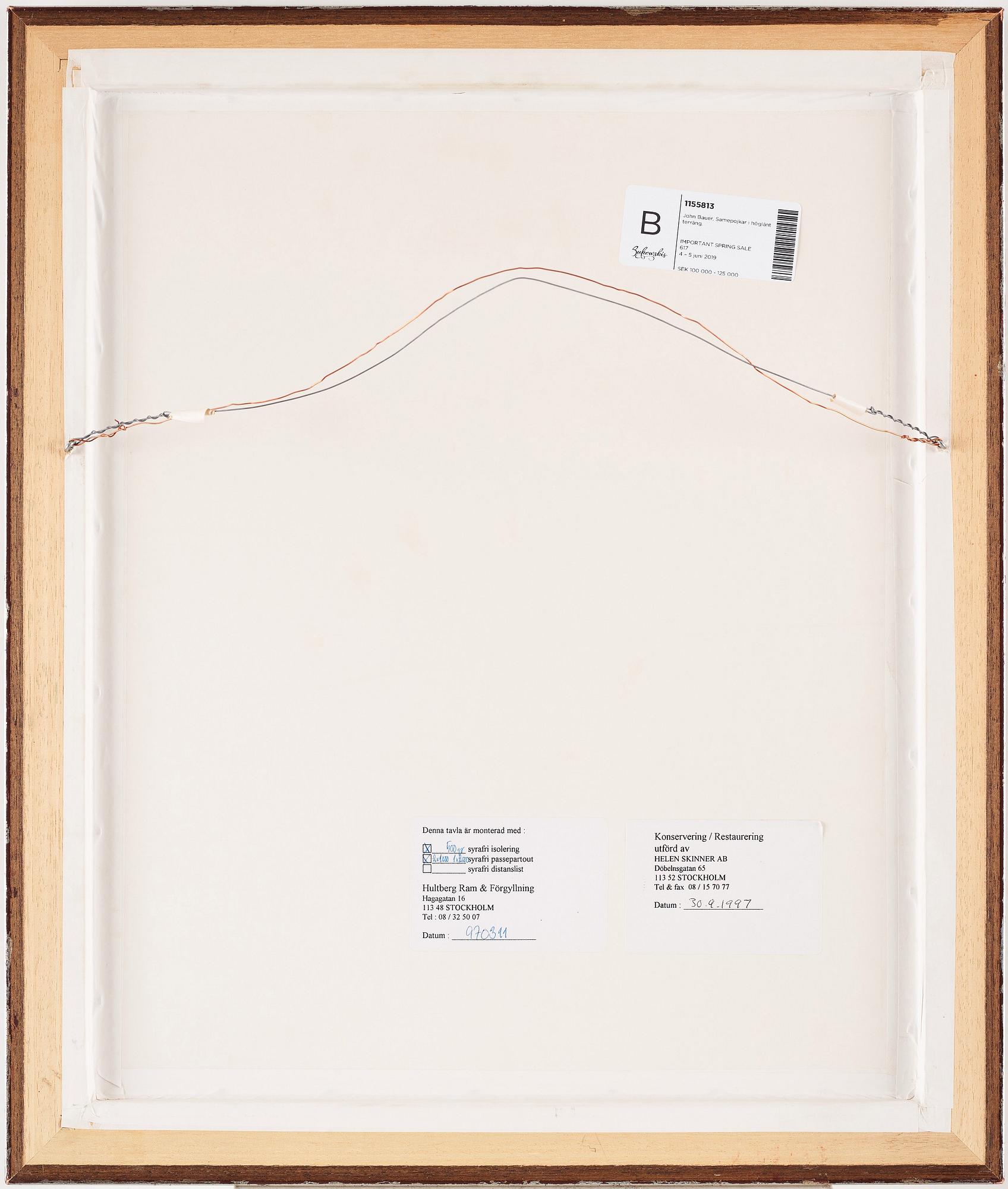 John Bauer, Samepojkar i höglänt terräng.