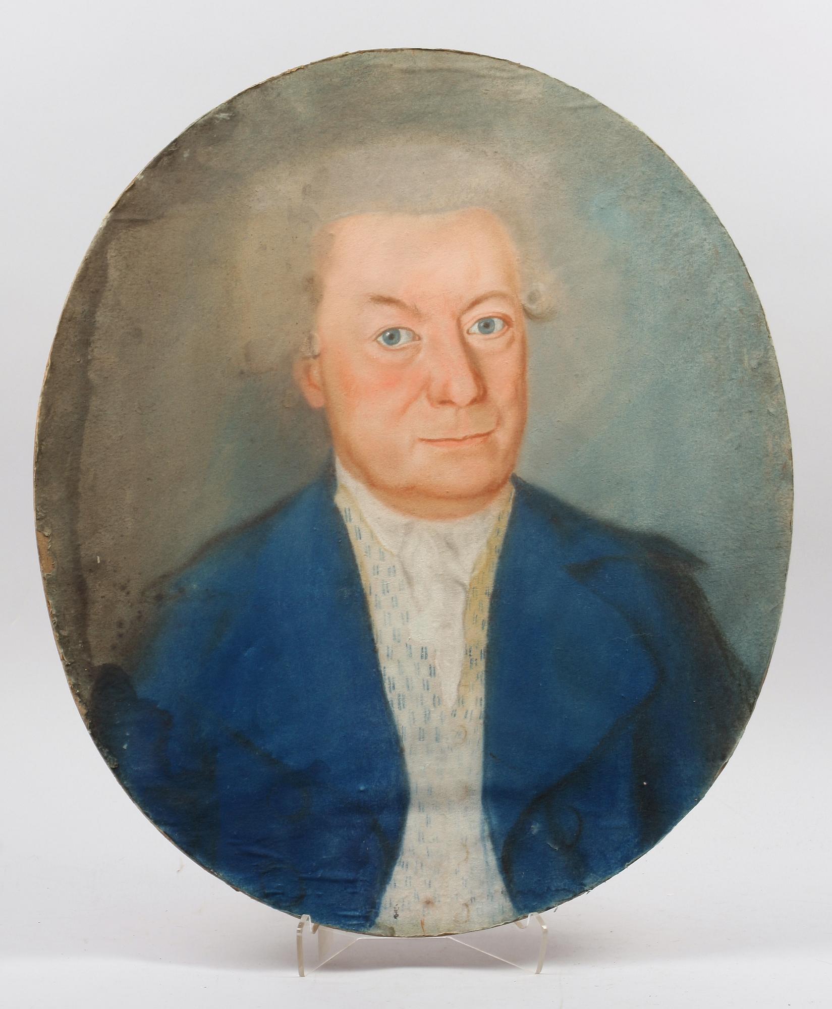 OKÄND KONSTNÄR, pastell, 1700/1800-tal.