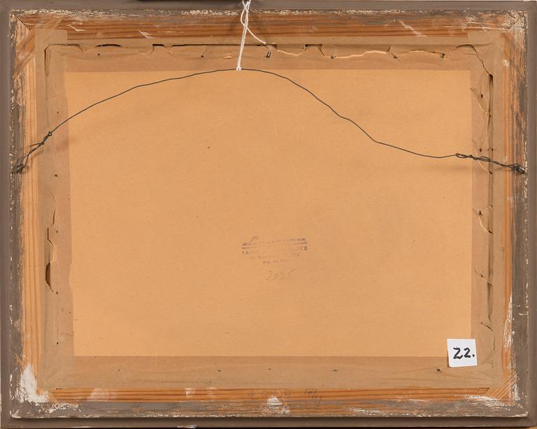 Johannes Gebhard, water colour, signed and dated-33.