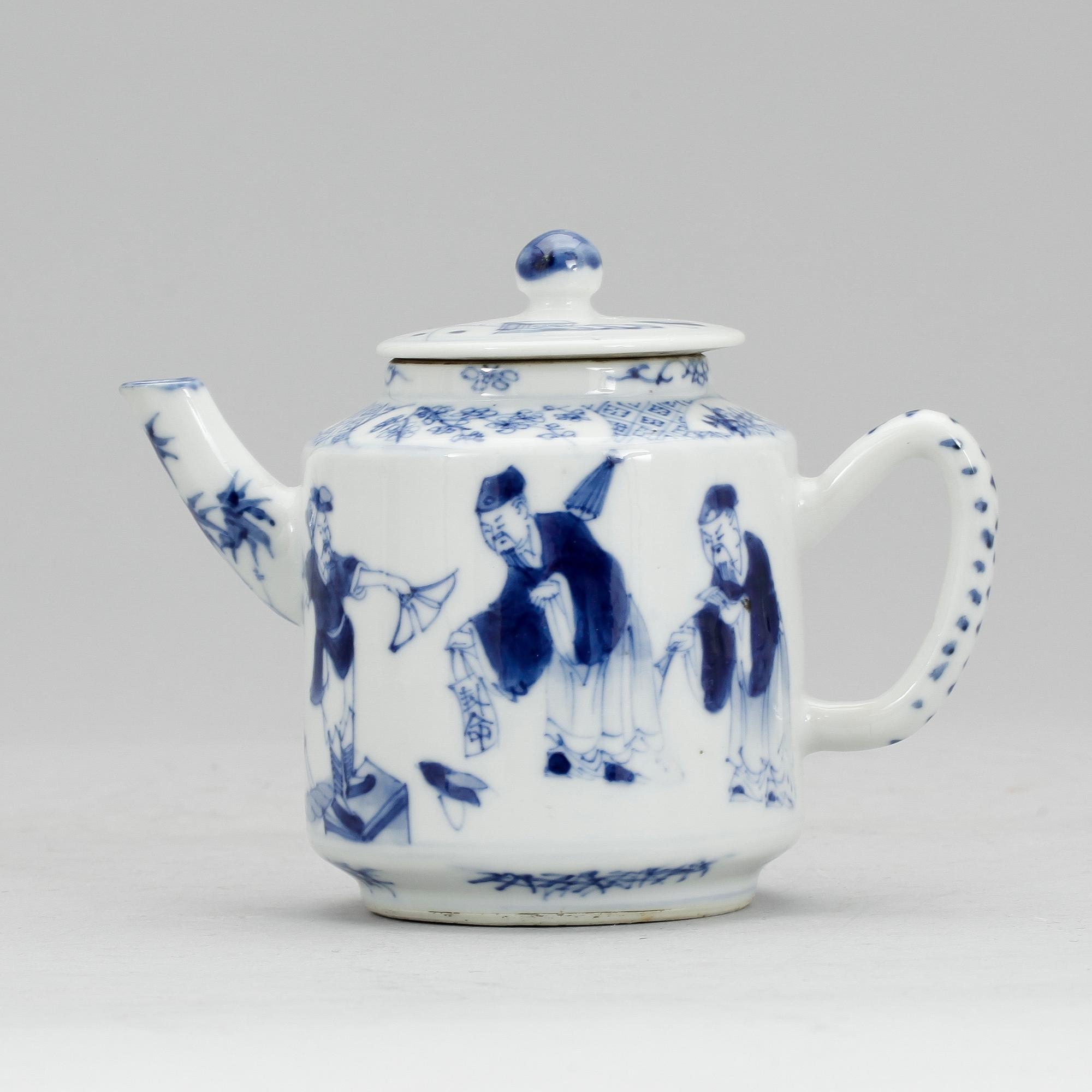 KANNA, porslin Kangxi-stil, 1800-tal.